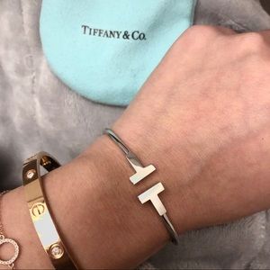 Tiffany & Co. 18K WG Wire Bracelet